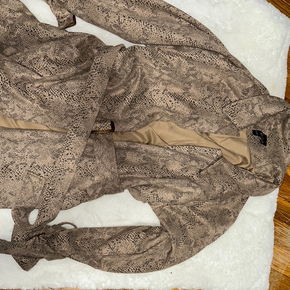 Windsor Tan Trench Coat with Elegant Sheen